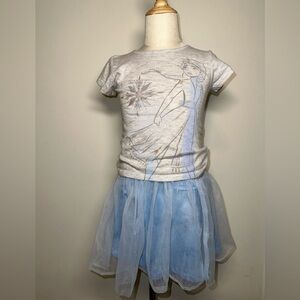 Disney Frozen II Gray T-Shirt and skirt matching set